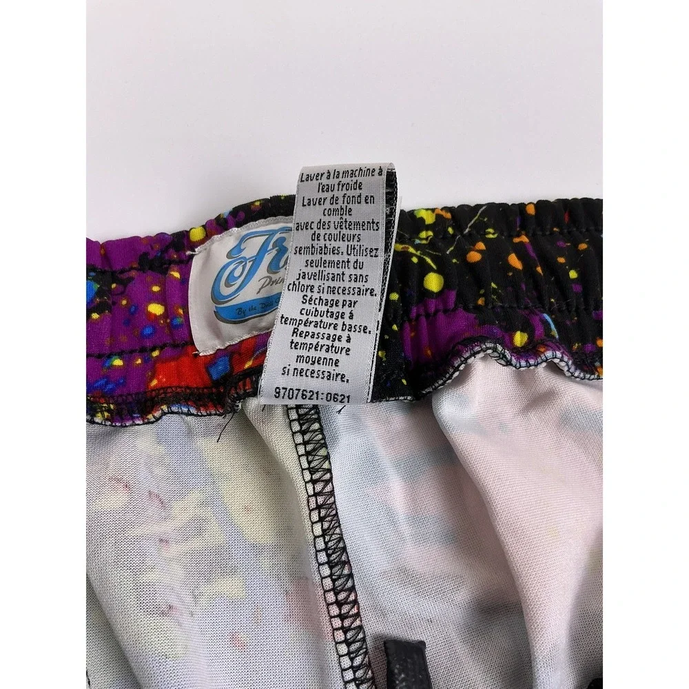 Fresh Prints of Bel-Aire Paint Splatter Joggers XLG Drawstring Pockets MSRP $62‎
